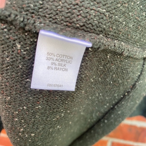 J. Jill Womens 1X Green Marled Sweater - Picture 5 of 8